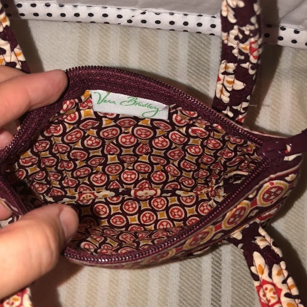 Vera Bradley Medallion Print Adorable Mini Quilted Bag